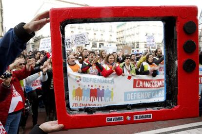 El ERE de Telemadrid afecta al 80% de los trabajadores.