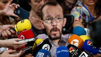 El diputado de Unidas Podemos Pablo Echenique. 