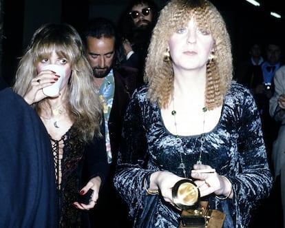 Stevie Nicks, John McVie y Christine McVi, de Fleetwood Mac.