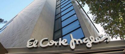 Edificio de El Corte Inglés en Madrid.
