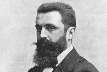 Theodor Herzl (1860-1904). Periodista y activista judío. Fue el padre del sionismo político y del concepto del actual Estado de Israel. Autor de 'El Estado judío: ensayo de una solución moderna de la cuestión judía (1896)', su objetivo era la creación de un nuevo país para el pueblo judío.