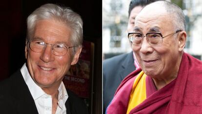 Richard Gere y el Dalai Lama.