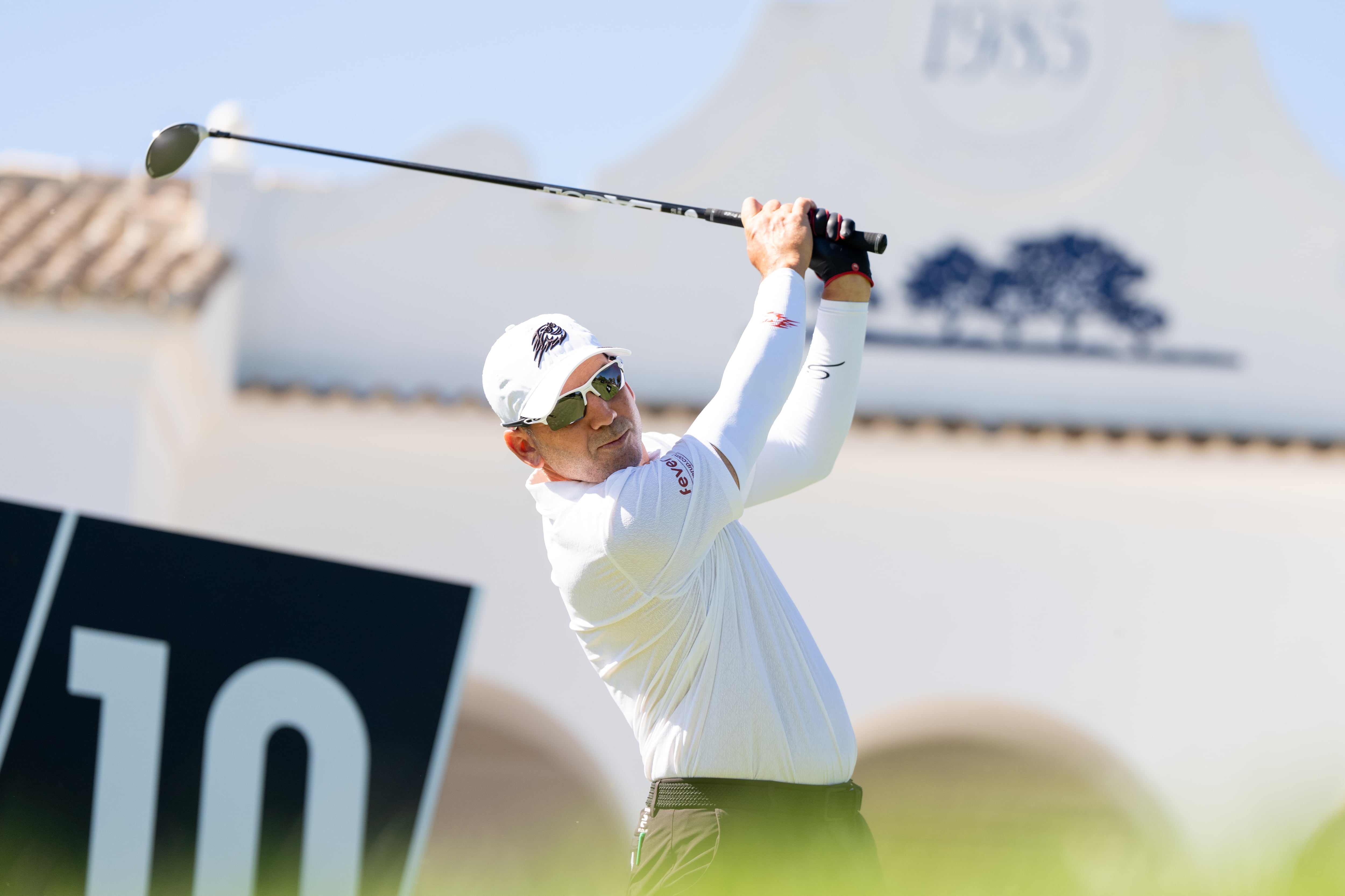 Sergio García, este miércoles en Valderrama.