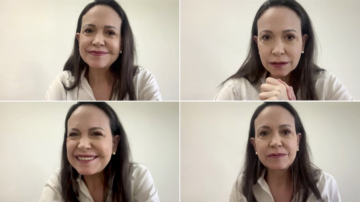 María Corina Machado: ‘Maduro can decide, but he will go, with or without a negotiation’