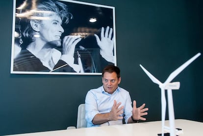 David Ruiz de Andr&eacute;s, consejero delegado  de Grenergy, en la sede de Madrid. 