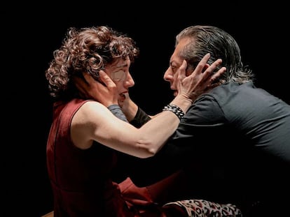 Eva Rufo y Jesús Noguero, en 'Espejo de víctima'.