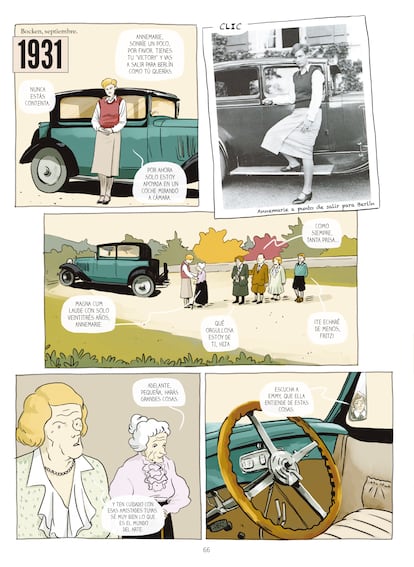 Página del cómic 'Annemarie', de Susanna Martín y María Castrejón