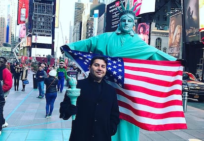Fereidoun Khalilian en Nueva York.