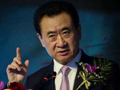 El presidente del grupo Wanda, Wang Jianlin.