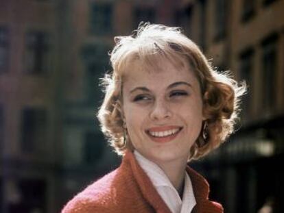 La actriz sueca Bibi Andersson, en 1963.