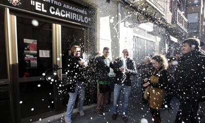 Centro aragonés El Cachirulo, en Reus (Tarragona), que ha distribuido 80 de las series del Gordo.