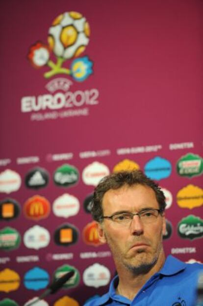 Laurent Blanc, durante una rueda de prensa.