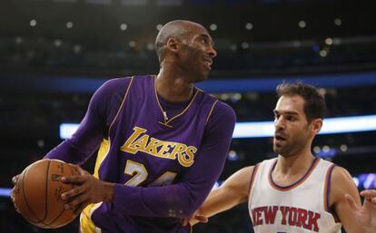 Kobe Bryant, ante Calder&oacute;n.