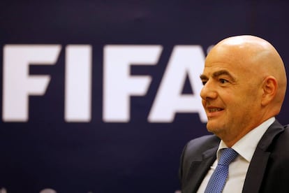 El presidente de la FIFA, Gianni Infantino.