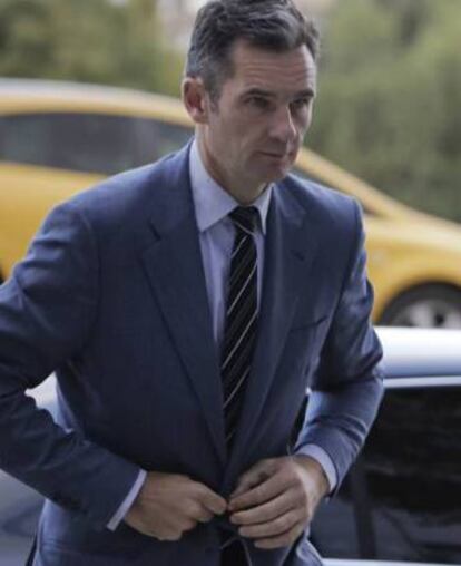 Urdangarin i la Infanta, durant el judici, l'any passat.