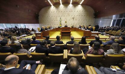 O plenário do Supremo Tribunal Federal em sessão no último dia 03.