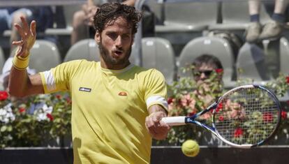 Feliciano López, durante el duelo contra Kyrgios.