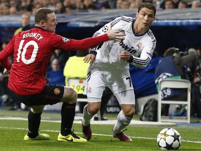 Rooney marca a Cristiano. 