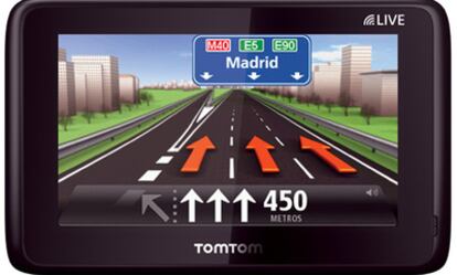 Navegador GO LIVE 1000, de TomTom.