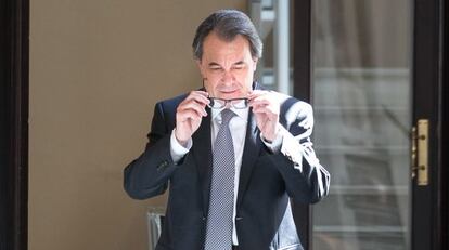 Artur Mas en el Parlamento catalán el pasado 18 de junio.