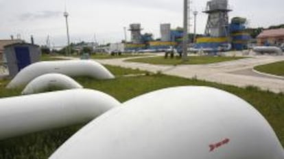 Gasoducto en el norte de Ucrania