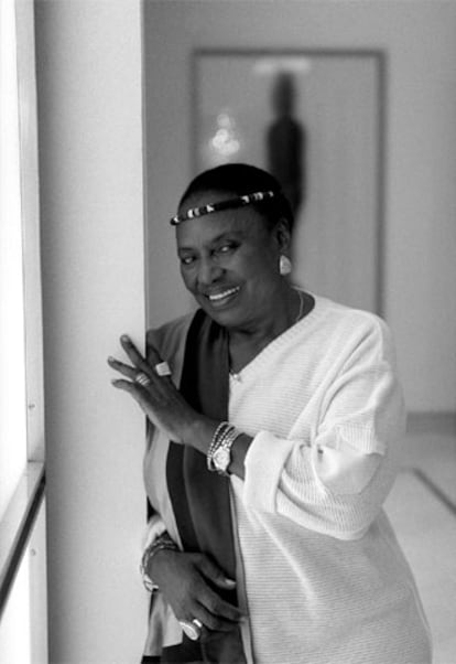 La cantante Miriam Makeba.