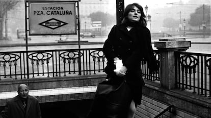 La actriz italiana Serena Vergano en 'Una historia de amor' (1966), de Jordi Grau.