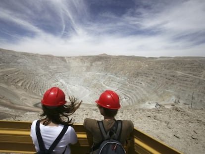 Una imagen de Chuquicamata, en Chile.