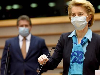 La presidenta de la Comisión Europea, Ursula von der Leyen.
 
 
 