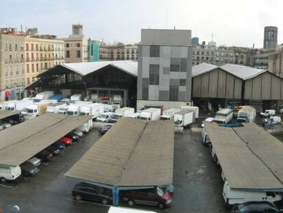 La plaça Gardunya, l'any 2007.