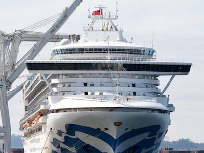 El crucero 'Grand Princess', en Oakland (EE UU).