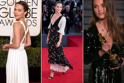 La elegancia en la alfombra roja puede ser natural y sencilla

Ese es el mensaje que ha transmitido Alicia Vikander, una de las chicas del año, en cada una de sus apariciones.