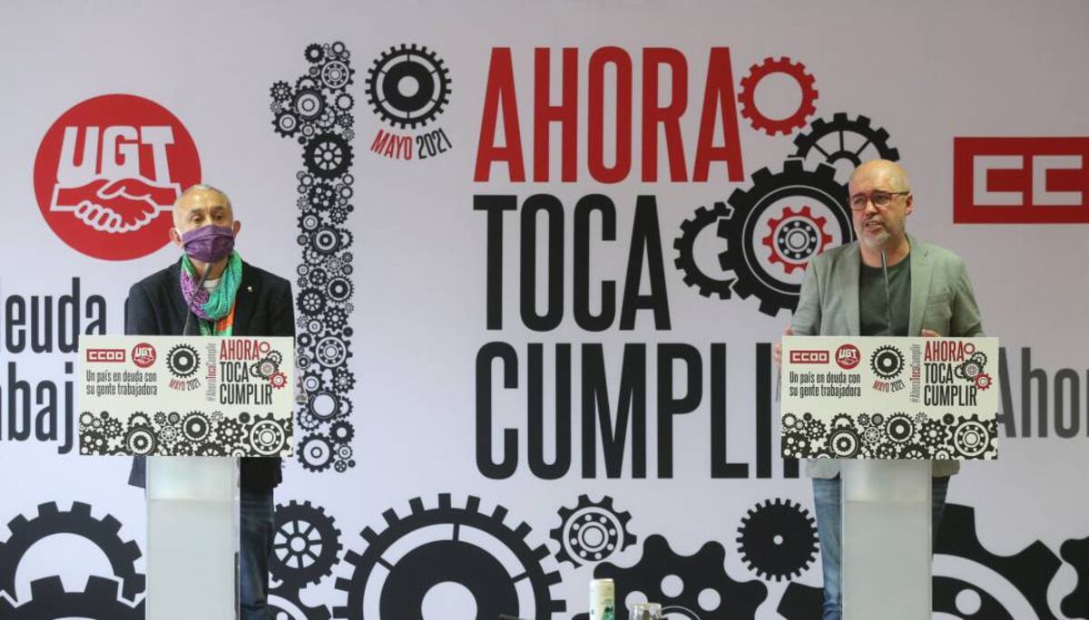UGT y CC OO exigen al Gobierno que acelere una reforma fiscal “en ...
