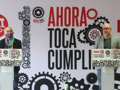 UGT y CC OO exigen al Gobierno que acelere una reforma fiscal “en profundidad”