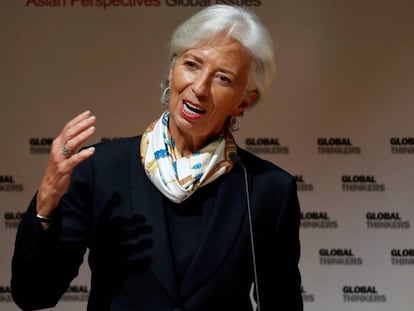 Christine Lagarde, directora generente del FMI