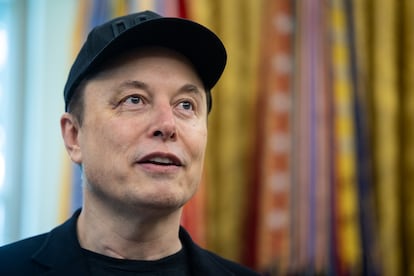 Elon Musk, la semana pasada en la Casa Blanca.
