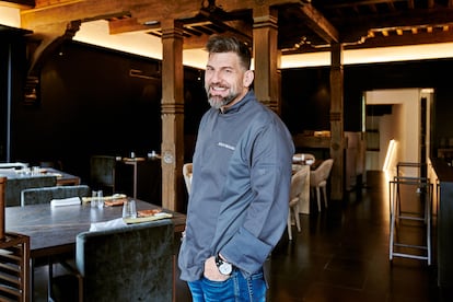 El chef Jesús Segura, en su restaurante de Cuenca. 