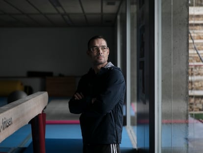 Gervasio Deferr, en el gimnasio La Mina de Sant Adrià de Besos, Barcelona.