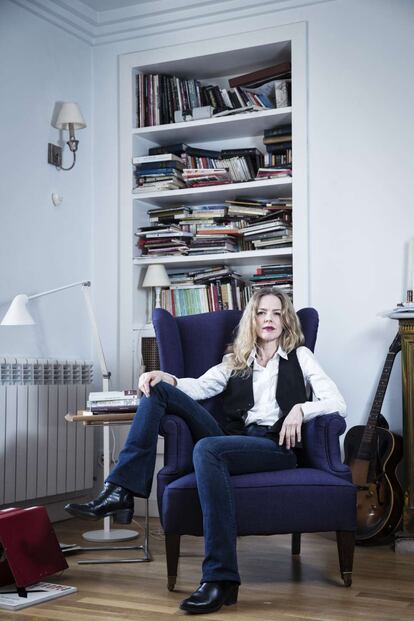 Christina Rosenvinge, en su casa en Madrid.