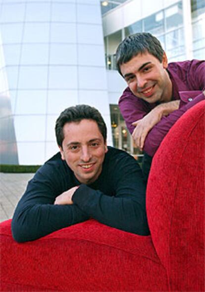 Sergey Brin y Larry Page, cofundadores de Google.