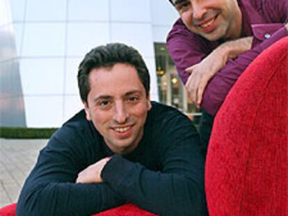 Sergey Brin y Larry Page, cofundadores de Google.