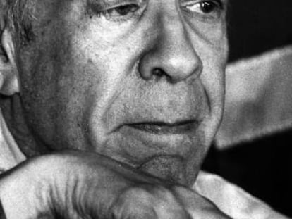 El escritor Jorge Luis Borges.
