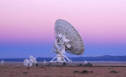 As antenas do Very Large Array (VLA), nos EUA.