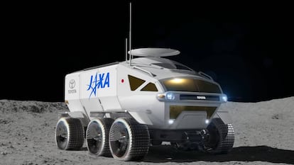 El Toyota Lunar Cruiser, un vehículo tripulado de seis metros de longitud que estará listo, presumiblemente, en 2029.