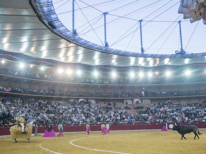 Plaza de toros de Zaragoza, propiedad de la Diputación Provincial.