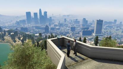 Escena de 'GTA V'.