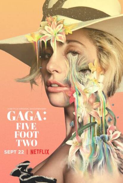 Cartel del documental de Lady Gaga.