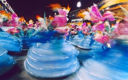 Celebración del carnaval en el 'Sambódromo' de Río de Janeiro (Brasil).