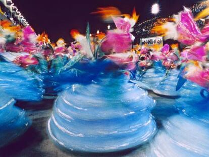 Celebración del carnaval en el 'Sambódromo' de Río de Janeiro (Brasil).