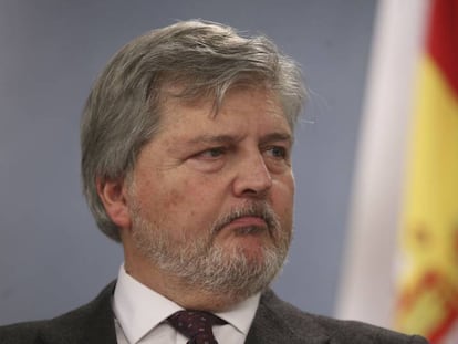 El ministro de Educación en funciones, Íñigo Méndez de Vigo.